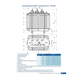 Трёхфазный масляный трансформатор ТМГ11-160/10-УХЛ1 - photothumb 1