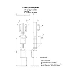 Столбовая трансформаторная подстанция СТП мощностью 4, 10 кВА